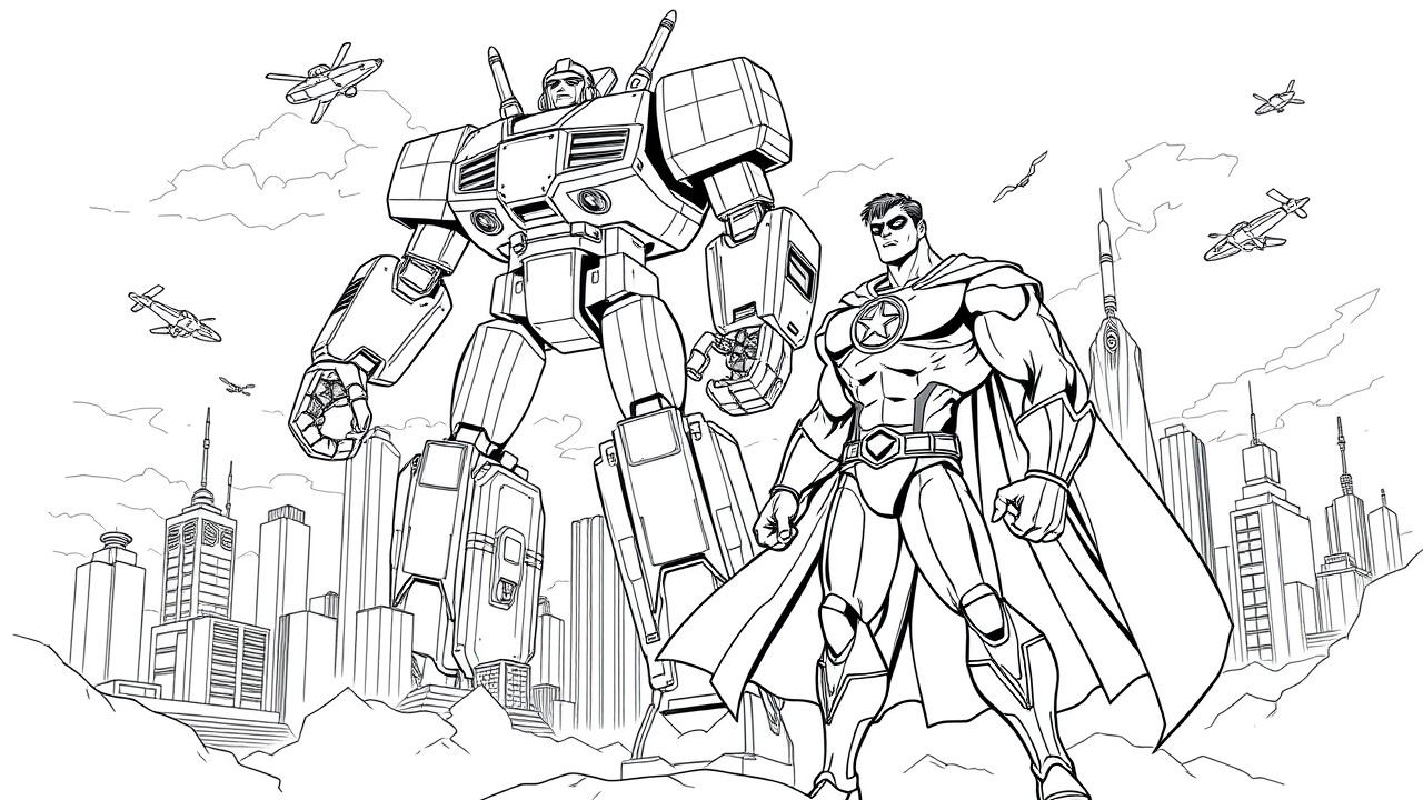 boys coloring pages