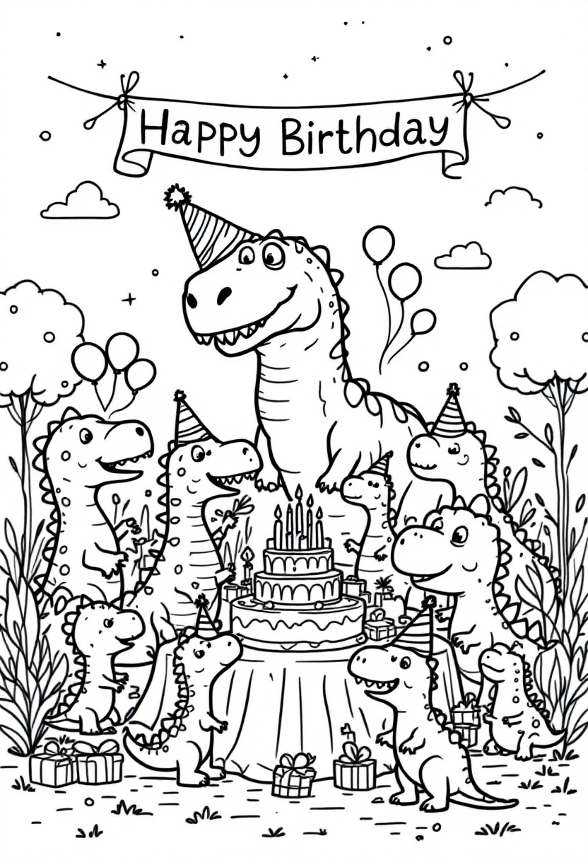 Dinosaur birthday party